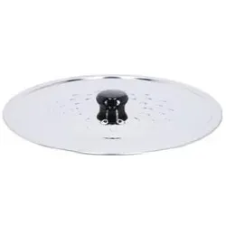 Metaltex Edelstahl-Spritzschutzdeckel 21-29 cm, Zubehör Kochgeschirr