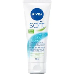Nivea, Bodylotion, Körpercrème Soft Tube Multipack 6 x 75 ml (Körpercreme, 450 ml)