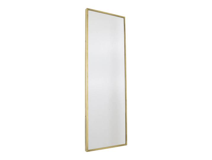 Loft42 Wandspiegel Rimo Messing, Messingfarben, Metall, 40x120x4 cm, Spiegel, Wandspiegel