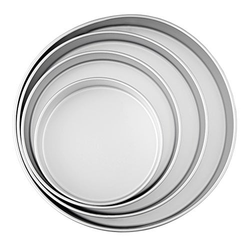 Wilton Performance Pans Bakvorm Set van 4 - Ronde Cakevorm en Taartvorm voor Gelijkmatige Warmteverdeling