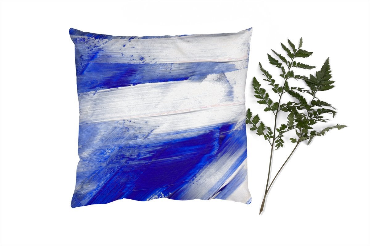 PillowMonkey Sierkussen Blauw Design 50 x 50 cm