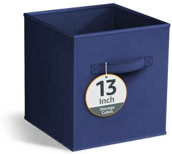"Sorbus 13"" Foldable Storage Cube Basket Lightweight Organization Solutions - Single Pack - 13"" L x 13"" W x 13"" H"