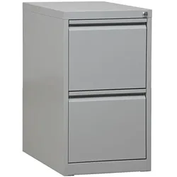 Gürkan Hängeregistraturschrank 2 Schübe 1-bahnig grau, 40x70x62 cm