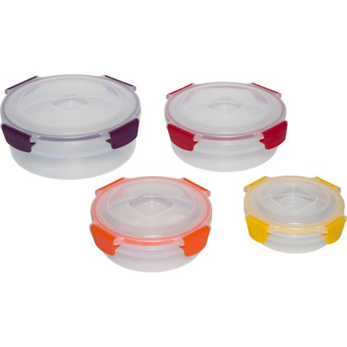 Joseph Joseph Nest Lock 4-tlg. Frischhaltedosen-Set Rund Mehrfa