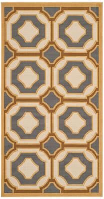 SAFAVIEH Hampton Cherish Modern Indoor/ Outdoor Waterproof Patio Backyard Rug