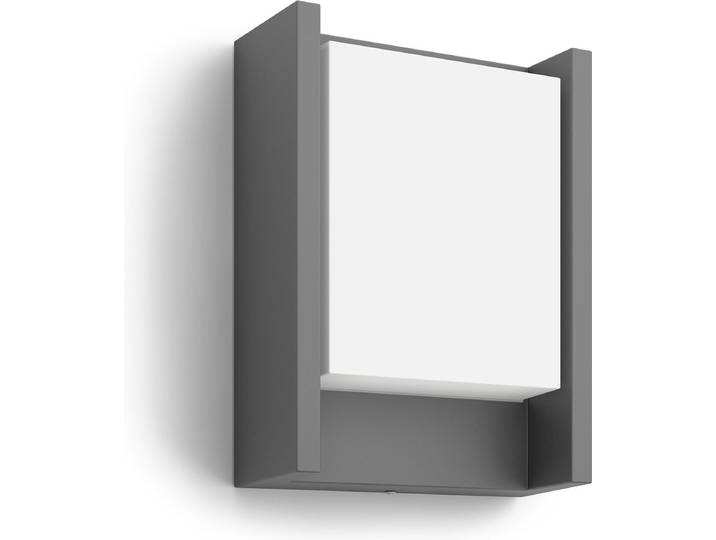 Philips Arbour buitenwandlamp - warmwit licht - breed