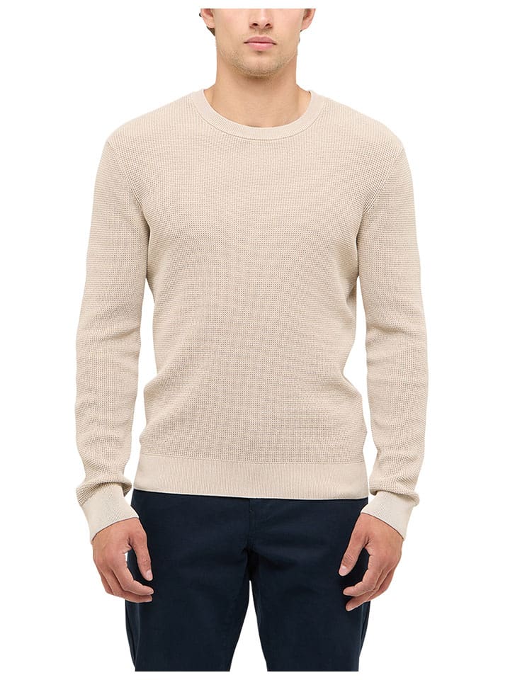 Mustang Pullover in Beige - XL