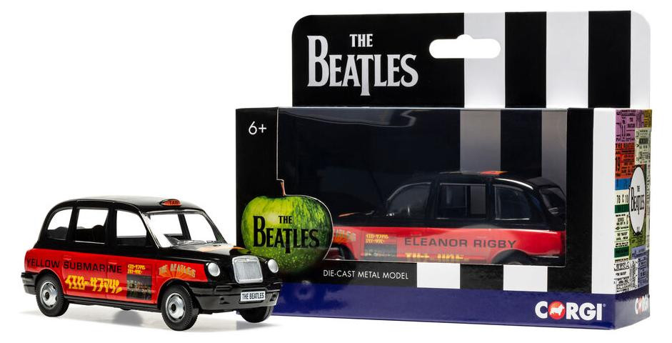 Corgi Schaalmodel Londense Taxi Yellow Submarine The Beatles 1/36