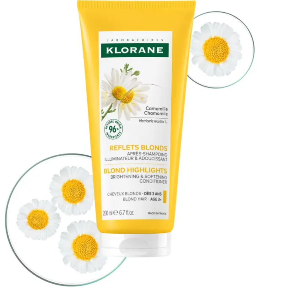 Klorane Chamomile Extract Conditioner Brightness and Golden Reflections 200mL