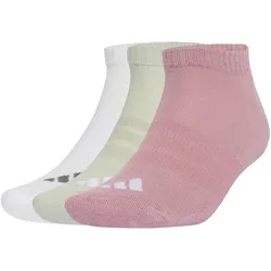 3er Pack adidas Cushioned Essentials Low Cut Socken KQ6754 - magic mauve/white/halo green 37-39