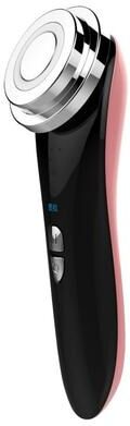 United Ultrasonic Ion Facial Beauty Wand With Red Blue Light And Warm Massage pink