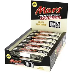 Mars - Low Sugar WHITE High Protein Bar - Karton 12 x 57g MHD 08/2026