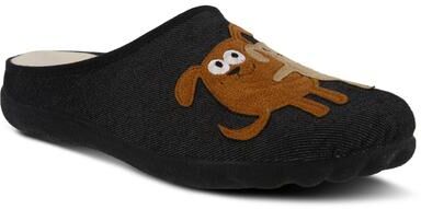 Women's Petlove Slippers by Flexus by Spring Step in Black Multi (Size 42 M)