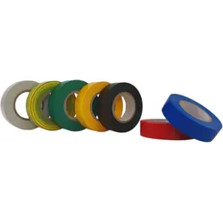 Klebeband Mehrfarbiges Isolierband 15x10m SET E30-PVC1510ZC