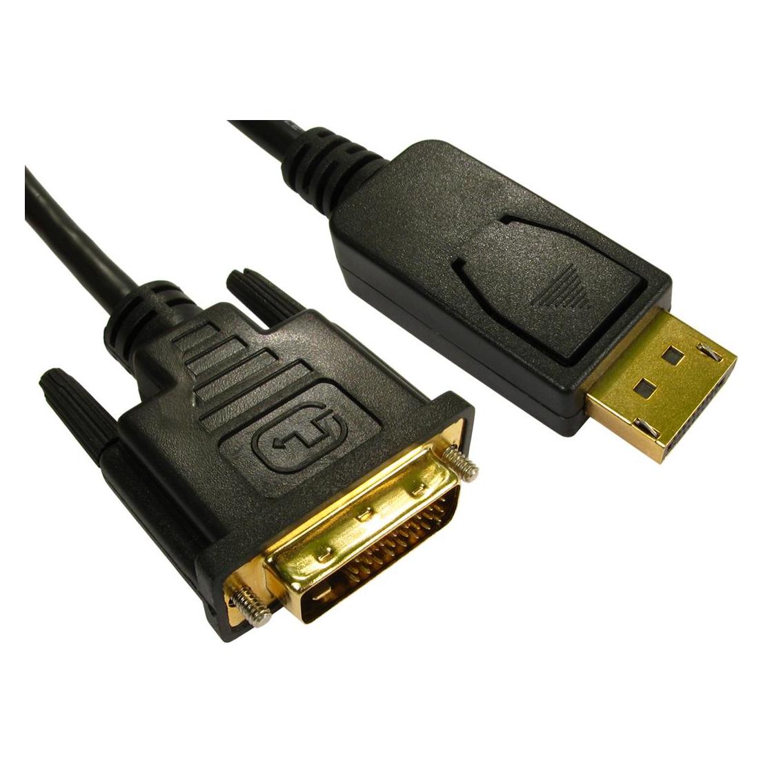 Cables Direct 1m Disp Port M-Dvi-D Sin Link M Blk (HDHDPORT-001-1M)