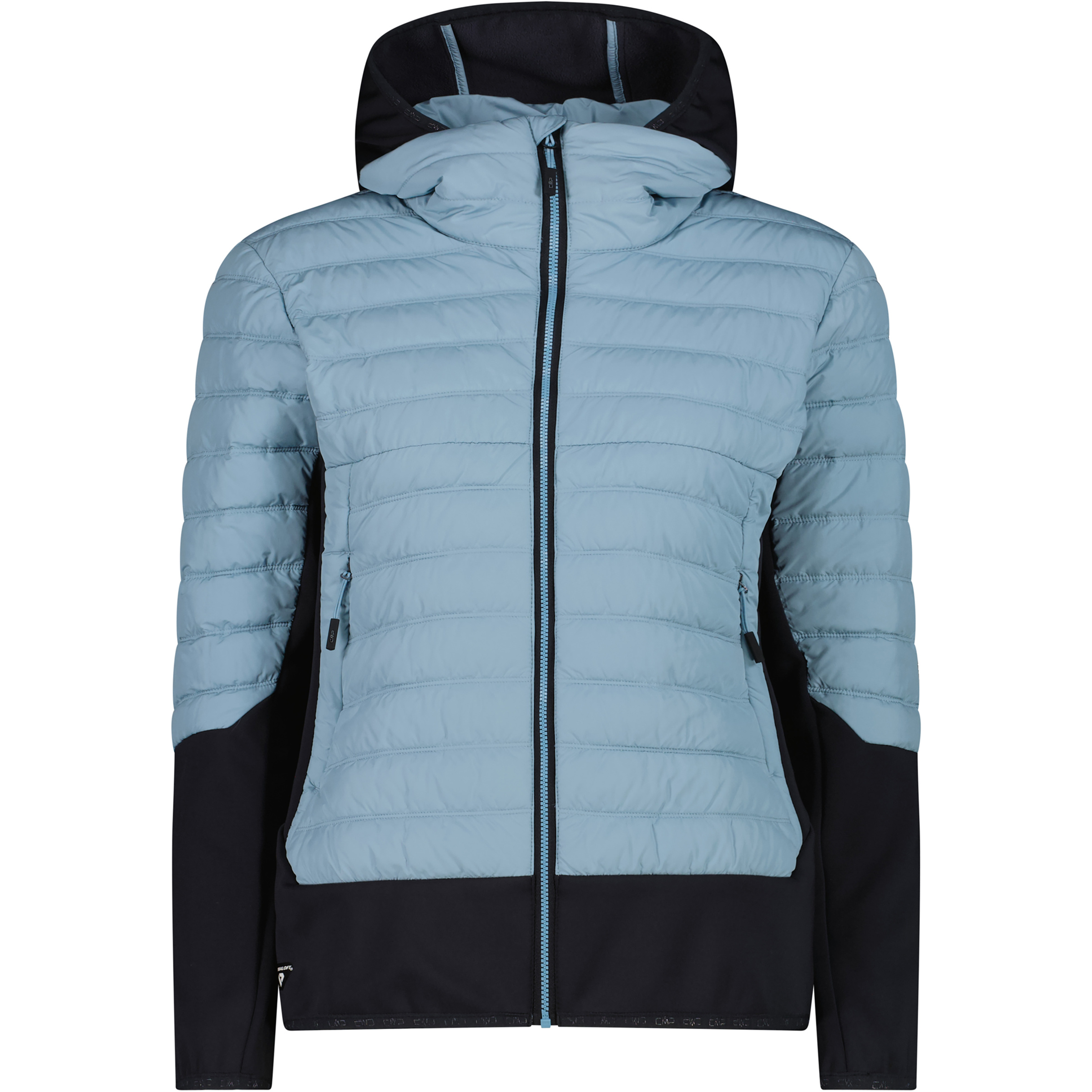 CMP Hybrid Damen Isolationsjacke blau Größe S Trekking Wasserabweisend Wasserabweisend