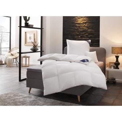 Daunenbettdecke SPESSARTTRAUM "Exklusiv, Bettdecken für Sommer und Winter, 100% Daunen Decke", weiß, B:200cm L:200cm, Bezug: 100% Baumwolle. Füllung: 100% Daunen, Bettdecken, 5 Wärmeklassen & 8 Größen, Bestseller