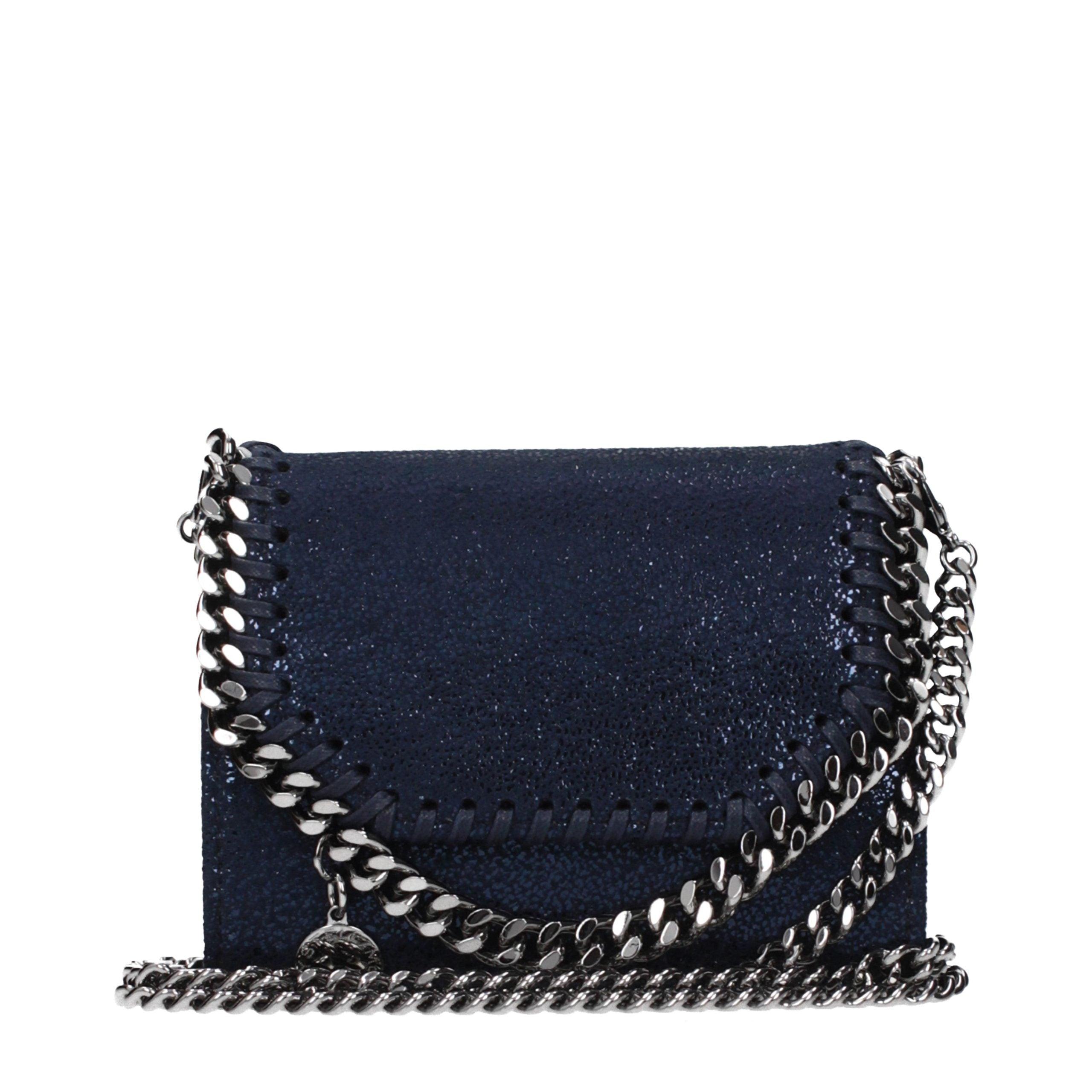 Stella McCartney Blauwe Leren Portemonnee