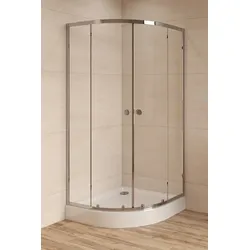 SAT Project Duschkabine Viertelkreis 90x90 cm SIKOMUS90CRT