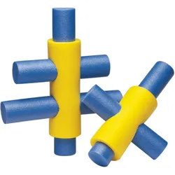 BECO Pool-Nudel-Verbinder gelb 4-Loch-Connector