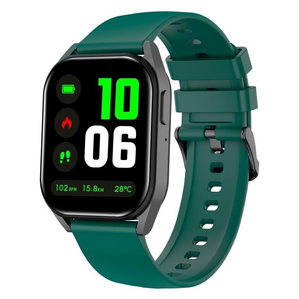 Canyon Smartwatches Smartwatch Chatter SW-58 BT-CALL Schwarz Grün (38.20 mm, ohne SIM) (CNS-SW58BG)