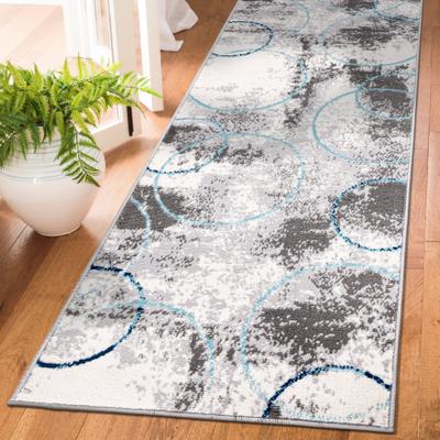 World Rug Gallery Distressed Modern Abstract Area Rug