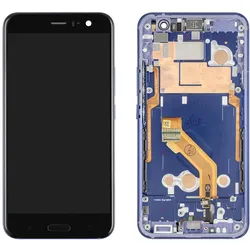 HTC U11 Display (mit Rahmen) dunkelblau