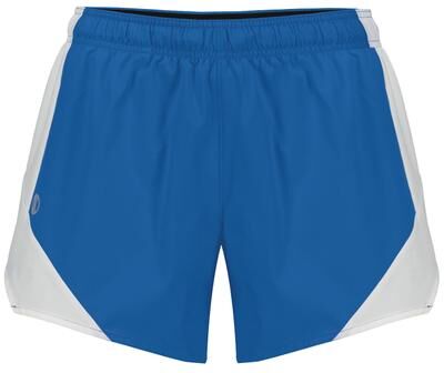 Holloway 229389 Women's Olympus Shorts in Royal/White size 2XL   Polyester/Spandex Blend