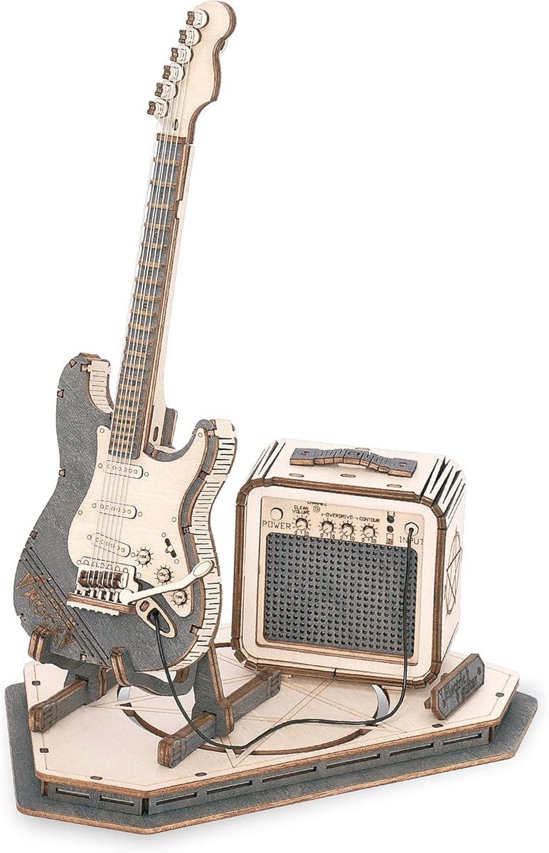 3D Houten Puzzel Muziekinstrument Model Kit voor Volwassenen