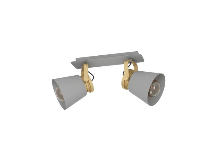 EGLO TWICKEN SPOTSCHIENE 2L E27 GRAU/GOLD