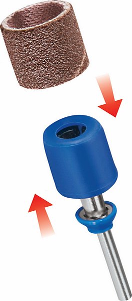 Bosch Dremel EZ SpeedClic: Schleifdorn & Schleifband 2615S407JA