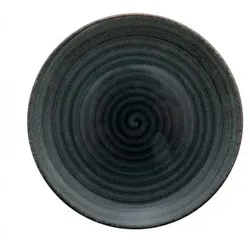 GÜRAL Porselen Avanos Anthrazit Flachteller 30 cm Gural 6er-Pack