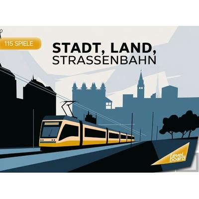 Stadt, Land, Straßenbahn - 115 Spielblöcke, Taschenbuch von LevelBoard Spiele, LevelBoard Spiele, 978-3-693-19755-4