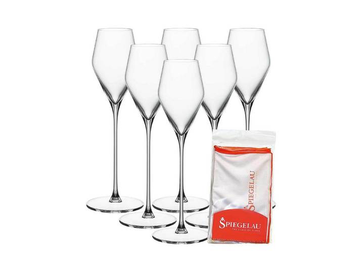 SPIEGELAU Aperitifglas Definition Digestifgläser + Poliertuch 130 ml, 6-tlg., Glas