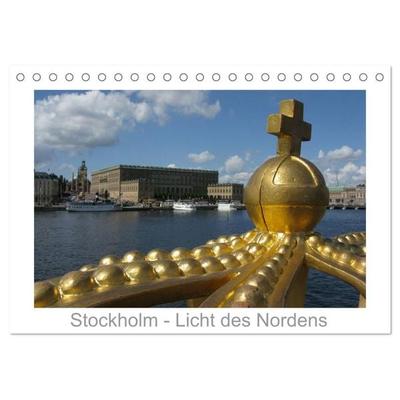 Stockholm - Licht des Nordens (Tischkalender 2027 DIN A5 quer), CALVENDO Monatskalender