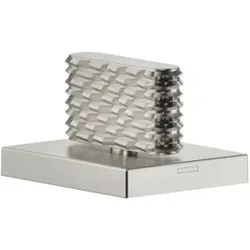 Dornbracht Cl.1 Seitenventil 20006705-06 rechtsschließend, kalt, CASCADE-Struktur, platin matt