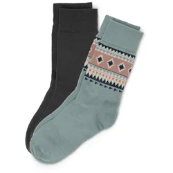 Tchibo - 2 Paar Thermosocken - Damen - Gr. 35-38 - dunkelgrau