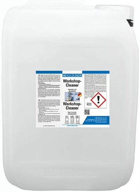 WEICON Workshop Cleaner, lösemittelfreier Universalreiniger, 10 L, blau (15205010)