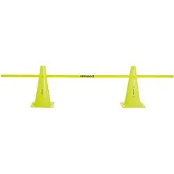 Uhlsport Hütchenset (2 Hütchen, 1 Stange) Fluo Gelb NOSIZE