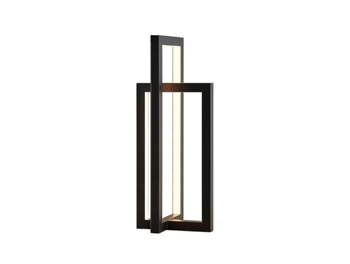 LED Lampe a poser Hylda à intensité variable (Moderne) en Noir Aluminium e. a. pour Salon & Salle manger (à 2 lampes\,)\, de Chevet\, Table\,