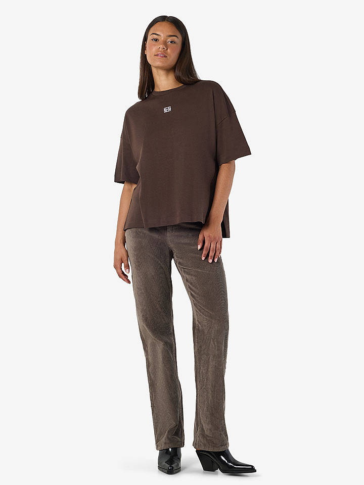 Noisy may Shirt "Kim" in Dunkelbraun - M