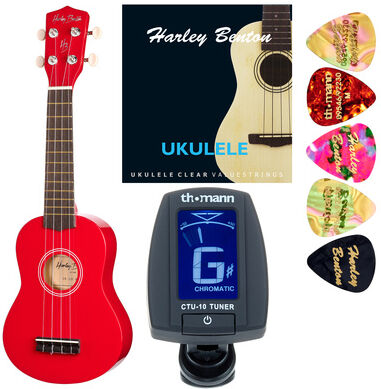Harley Benton UK-12 Red Bundle Rot