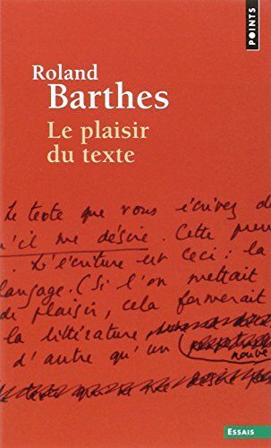 Roland Barthes - Le plaisir du texte - Preis vom 17.10.2026 19:25:27 h