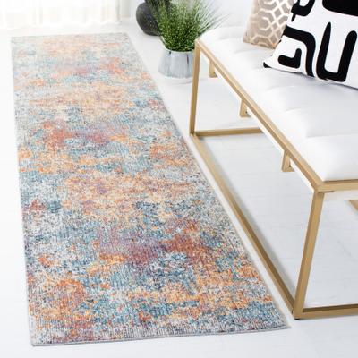 SAFAVIEH Crystal Michiru Modern Abstract Distressed Rug