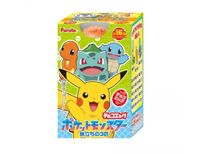 FURUTA Chocolat en forme d'œuf Pokémon 20 g (design aléatoire)