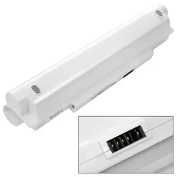 Hochleistungs-Akku für SAMSUNG NC10, wie AA-PB8NC6B, 11.1V, 6.6Ah, Li-Ion, weiß