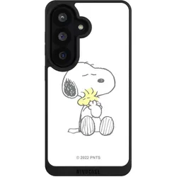 Nivocase Handyhülle für Samsung Galaxy S26 Hülle NIVOpure Case Schwarz Liebe Peanuts Snoopy (Samsung Galaxy S26), Smartphone Hülle, Schwarz
