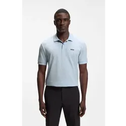 BOSS für Herren. 50559355 Polo Birdie blau (S), Lässig, Baumwolle, Kurzarm