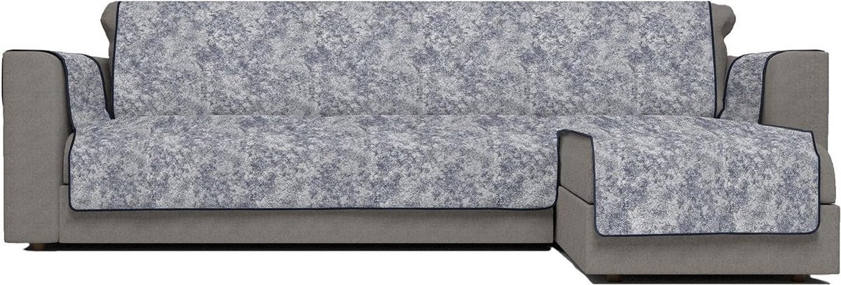Donkerblauw antislip bankovertrek voor volwassenen, 190 cm