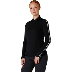 Callaway Pullover Striped Neck, schwarz